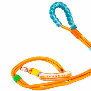 Guia de mão livre com corda dupla 2 metros